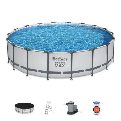 Картинка товара Бассейн карасный Bestway Steel Pro MAX 56462: на 23062 литра, 549-122см на Raspashonka.ua фото 7
