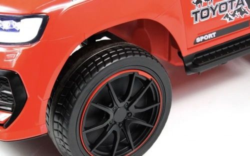 Детский электромобиль джип M 6138 EBLR-3 TOYOTA красный фото 11