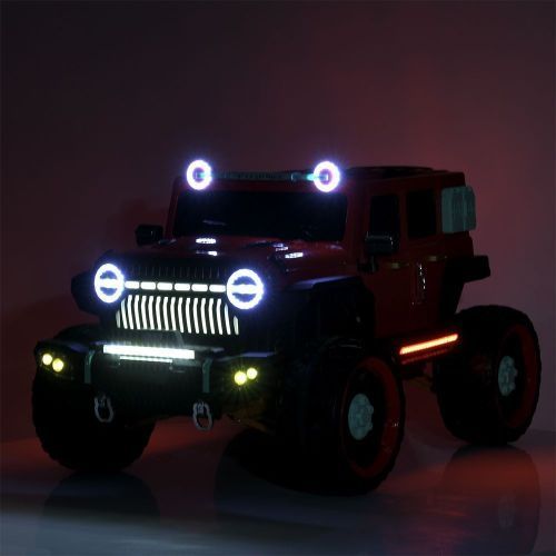 Детский электромобиль джип M 5831 EBLR-3 BAMBI RACER красный фото 12
