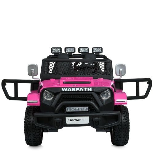 Зображення товару Дитячий електромобіль M 6108 EBLR-8(24V) BAMBI RACER: двомісний, 24V 7A, 4x90W, шкіра - РОЖОВИЙ на Raspashonka.ua фото 5