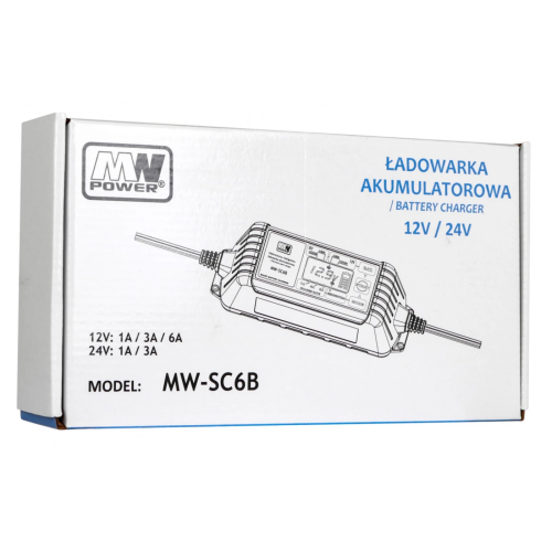 Картинка товара Зарядное устройство MASTER WATT 12V, 24V для аккумуляторов (код. CZZ.LAD.MW-SC6B) на Raspashonka.ua фото 6