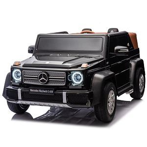 Электромобиль Mercedes Maybah G650, RAMIZ: 200W, 16 км/ч, кожа, MP4, двухместный - ЧЕРНЫЙ (PA.A1000.STRONG.CZ)
