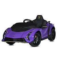 Фото анонса детский электромобиль lamborghini m 5100 eblr-9, bambi racer: 80w, 7 км/ч, 12v 7а - фиолетовый от интернет магазина Raspashonka.ua