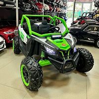 детский электромобиль m 5817 eblr-5(24v), bambi racer: пульт 2.4g, 24v 7а, 4*45w, eva - зеленый - Raspashonka.ua