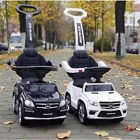 Фото анонса детская машина-толокар bambi mercedes sx 1578-2: кожа, родительская ручка - черная от интернет магазина Raspashonka.ua