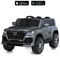 Детский электромобиль джип M 6138 EBLRS-11 TOYOTA серый