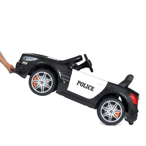 Картинка товара Детский электромобиль M 4866 EBLR-2-1 POLICE MERCEDES SL500 - ЧЕРНО-БЕЛЫЙ на Raspashonka.ua фото 8