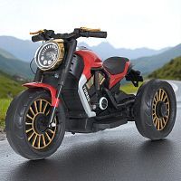 Фото анонса детский мотоцикл m 5048el-3, bambi racer: моторы 50w, 5 км/ч, 12v 9а - красный от интернет магазина Raspashonka.ua
