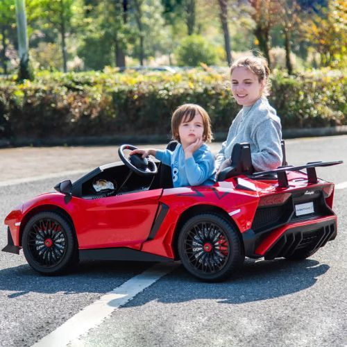 Детский электромобиль PA.A8803.STRONG.CR LAMBORGHINI красный  фото 5