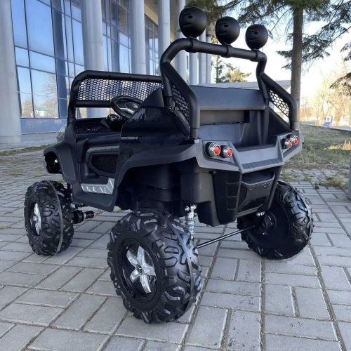 Картинка товара Детский электромобиль Mercedes Unimog: 4х35W, 2.4G, EVA, кожа, ЧЕРНЫЙ (PA.JL199.CZ) на Raspashonka.ua фото 4