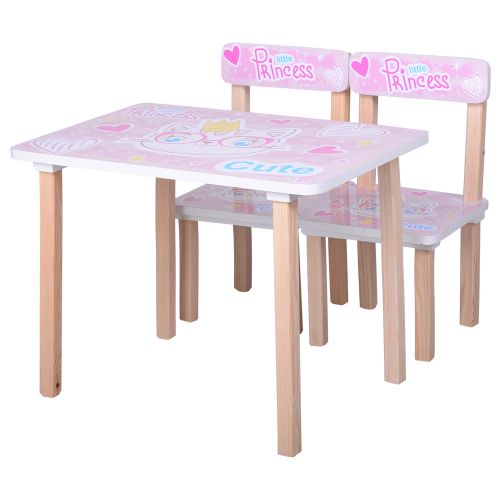 Картинка товара Детский столик Bambi "Кошка" 501-30: РОЗОВЫЙ на Raspashonka.ua фото 2