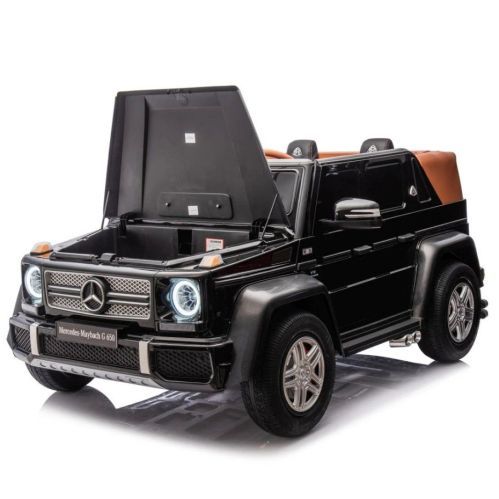 Картинка товара Электромобиль Mercedes Maybah G650, RAMIZ: 200W, 16 км/ч, кожа, MP4, двухместный - ЧЕРНЫЙ (PA.A1000.STRONG.CZ) на Raspashonka.ua фото 4
