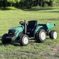 Фото анонса детский электрический трактор с прицепом m 5772 ebr-4, bambi racer: 24v, 190w, 10км/ч - синий от интернет магазина Raspashonka.ua