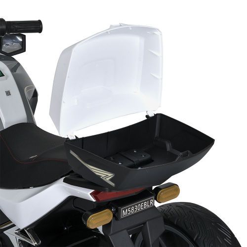 Картинка товара Детский мотоцикл M 5830 EBLR-1, Bambi Racer: пульт 2.4G, 12V 12A, 90W, EVA, кожа - БЕЛЫЙ на Raspashonka.ua фото 6