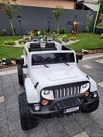 Детский электромобиль джип PA.HL-1668.BIA JEEP белый