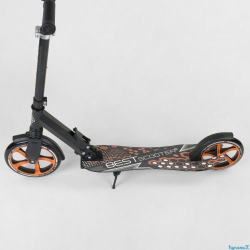 Картинка товара Самокат Best Scooter 34750 (2) переднее 22 см, заднее - 20 см, 1 амортизатор, колеса PU, ЧЁРНЫЙ на Raspashonka.ua фото 4