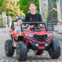 Детский электромобиль джип M 4554 EBLR-3 BUGGY красный
