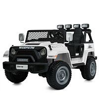 Фото анонса детский электромобиль m 6108 eblr-1(24v) bambi racer: двухместный, 24v 7a, 4x90w, кожа - белый от интернет магазина Raspashonka.ua
