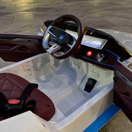 Картинка товара Детский электромобиль JE 1009 EBLR-1 (4WD) BMW i4 - БЕЛЫЙ на Raspashonka.ua фото 7