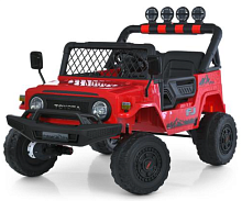 Детский электромобиль джип Джип 2566AEBLR-3(24V) TOYOTA красный