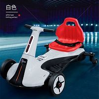 детский электрокарт m 4558-1: 2х45w, 12v9ah, 6 км/ч, mp3 - белый - Raspashonka.ua