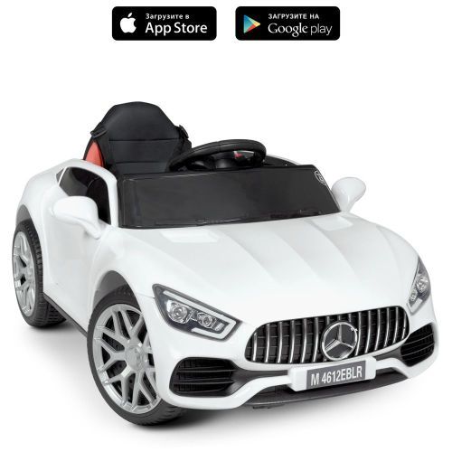 Детский электромобиль M 4612 EBLR-1 MERCEDES белый  фото 2