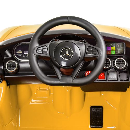 Детский электромобиль M 4062 EBLR-6 MERCEDES желтый  фото 6