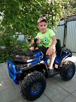 Детский квадроцикл DESERT QUAD XM 607 черно-синий