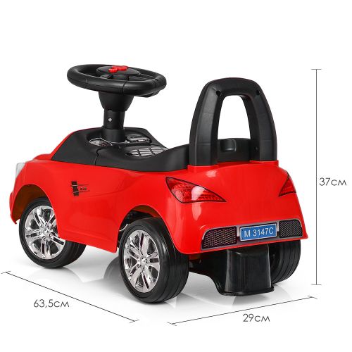 Картинка товара Детская машина-толокар BAMBI M 3147C (MP3)-3: КРАСНАЯ на Raspashonka.ua фото 5