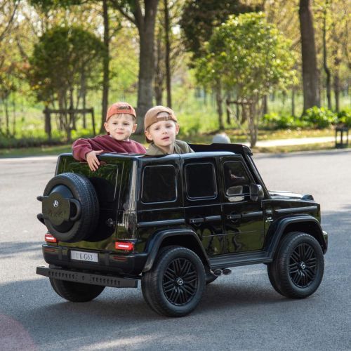 Детский электромобиль джип M 5880 EBLRS-11 MERCEDES серый металлик фото 15