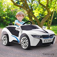Детский электромобиль KD1888 BMW белый 