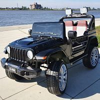 Детский электромобиль джип FT-598 JEEP черный