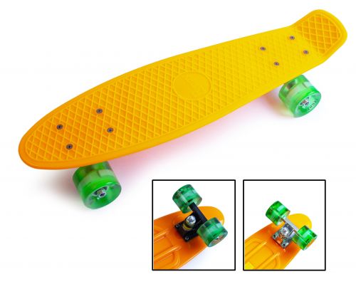 Картинка товара Penny Board 22" Orange Светящиеся колёса! (1996208152) на Raspashonka.ua фото 3