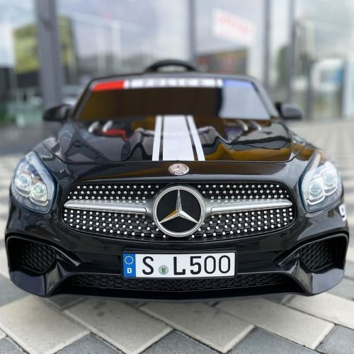 Картинка товара Детский электромобиль M 4866 EBLR-2-1 POLICE MERCEDES SL500 - ЧЕРНО-БЕЛЫЙ на Raspashonka.ua фото 17