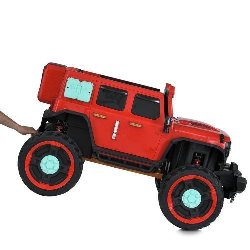 Детский электромобиль джип M 5831 EBLR-3 BAMBI RACER красный фото 5
