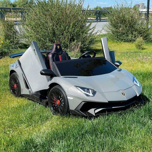 Детский электромобиль PA.A8803.SZA LAMBORGHINI серый  фото 2