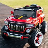 Детский электромобиль джип M 5075 EBLR-3 BAMBI RACER красный