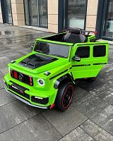 Фото анонса детский электромобиль mercedes benz g63 amg brabus 900 rocket edition 12v 4wd, м 6257 eblr-5: 11км/ч  - зеленый от интернет магазина Raspashonka.ua