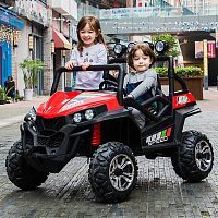 Детский электромобиль джип PA.S2588 BUGGY красный