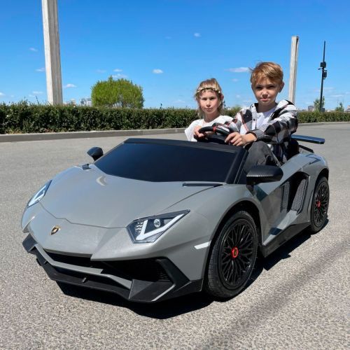 Детский электромобиль PA.A8803.SZA LAMBORGHINI серый  фото 3