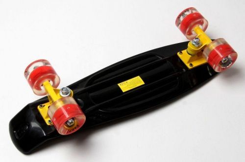 Картинка товара Penny Board 22" Black Светящиеся колёса! (1454088164) на Raspashonka.ua фото 5