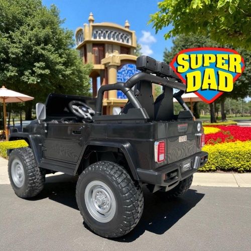 Зображення товару Дитячий електромобіль M 4968 EBLR-2(24V) TOYOTA LAND CRUISER: 24V, 320W, 10км/год - ЧОРНИЙ на Raspashonka.ua фото 8