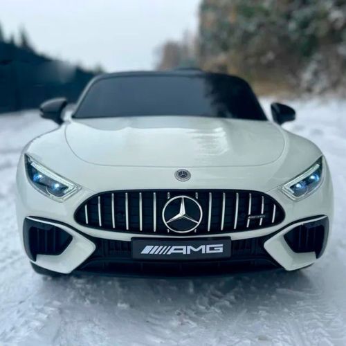 Детский электромобиль M 5098 EBLR-1 MERCEDES белый  фото 4
