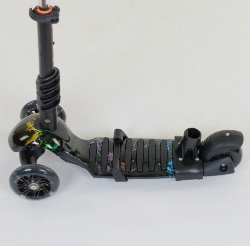 Картинка товара Самокат 5в1 Best Scooter 35110(1), подсветка колёс, корзинка, ЧЁРНЫЙ на Raspashonka.ua фото 4