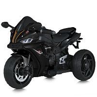 Фото анонса детский мотоцикл m 5823 els-2 bambi racer: 12v 5a, 2х35w, 8км/ч, eva, кожа - черный от интернет магазина Raspashonka.ua