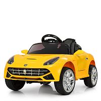 Детский электромобиль M 3176 EBLR-6  FERRARI желтый 