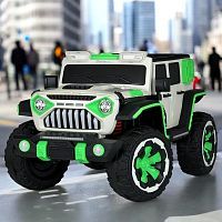 Детский электромобиль джип M 5845 EBLR-1 BAMBI RACER белый