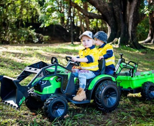 Картинка товара Детский трактор M 4847 EBLR-5(24V), BAMBI RACER: пульт, 90W, 8 км/ч, 24V 7А - ЗЕЛЕНЫЙ на Raspashonka.ua фото 3