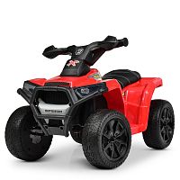 детский квадроцикл m 4207 el-3: 4 км/ч, 25w, 1 аккум. 6v7, eva - красный - Raspashonka.ua