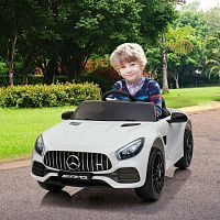 Детский электромобиль M 4062 EBLR-1, MERCEDES GT БЕЛЫЙ
